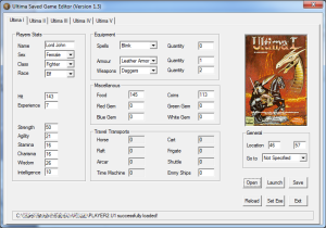U1 Sagegame Editor
