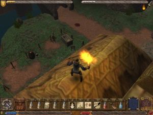 The avatar considers the merits of arson