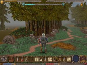 The avatar drowns on dry land<br />That'll teach him to use the fly cheat whilst swimming ;)